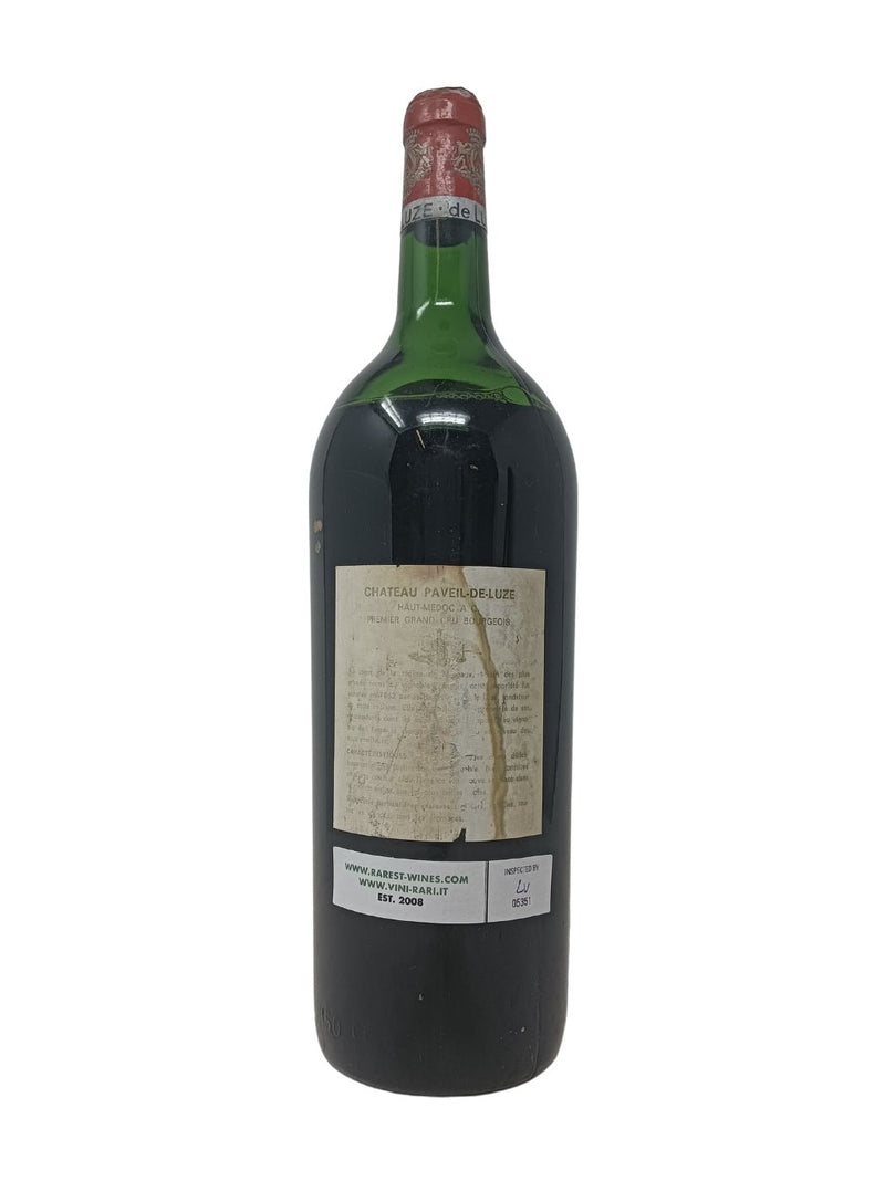 1,5L Château Paveil de Luze Haut Medoc - 1966 - A. de Luze & Fils - Vins les plus rares