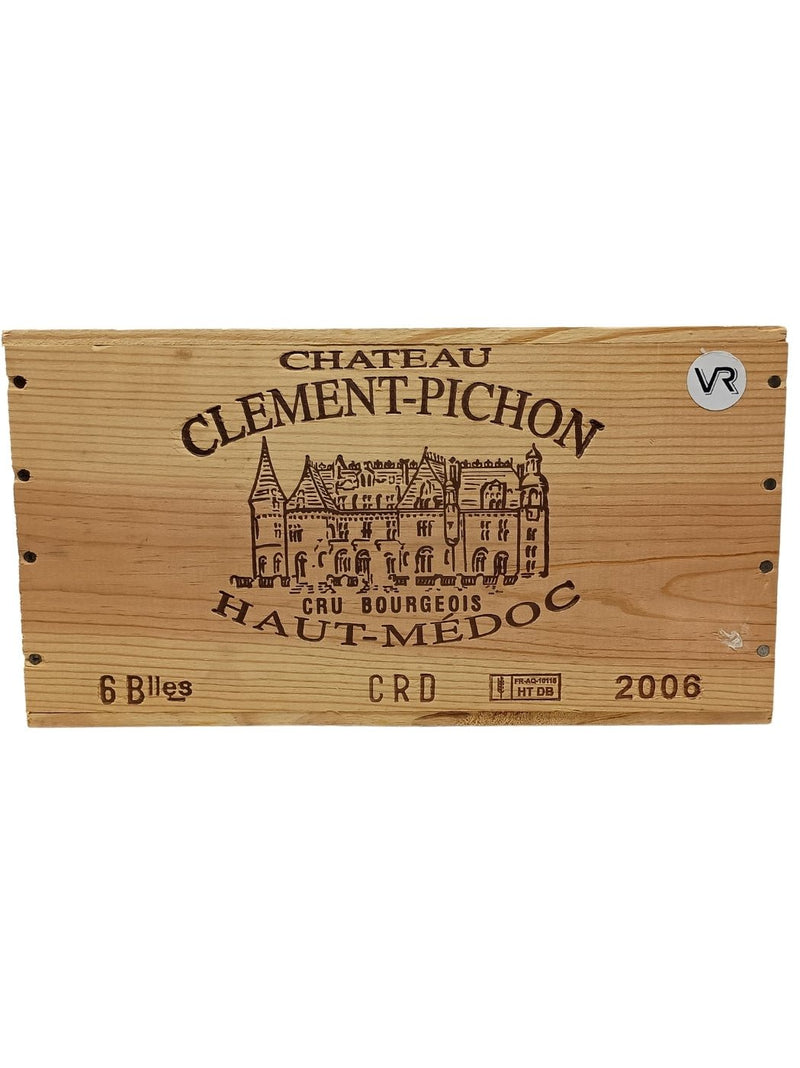 6x Château Clement Pichon IOWC - 2006 - Haut Medoc - Vins les plus rares