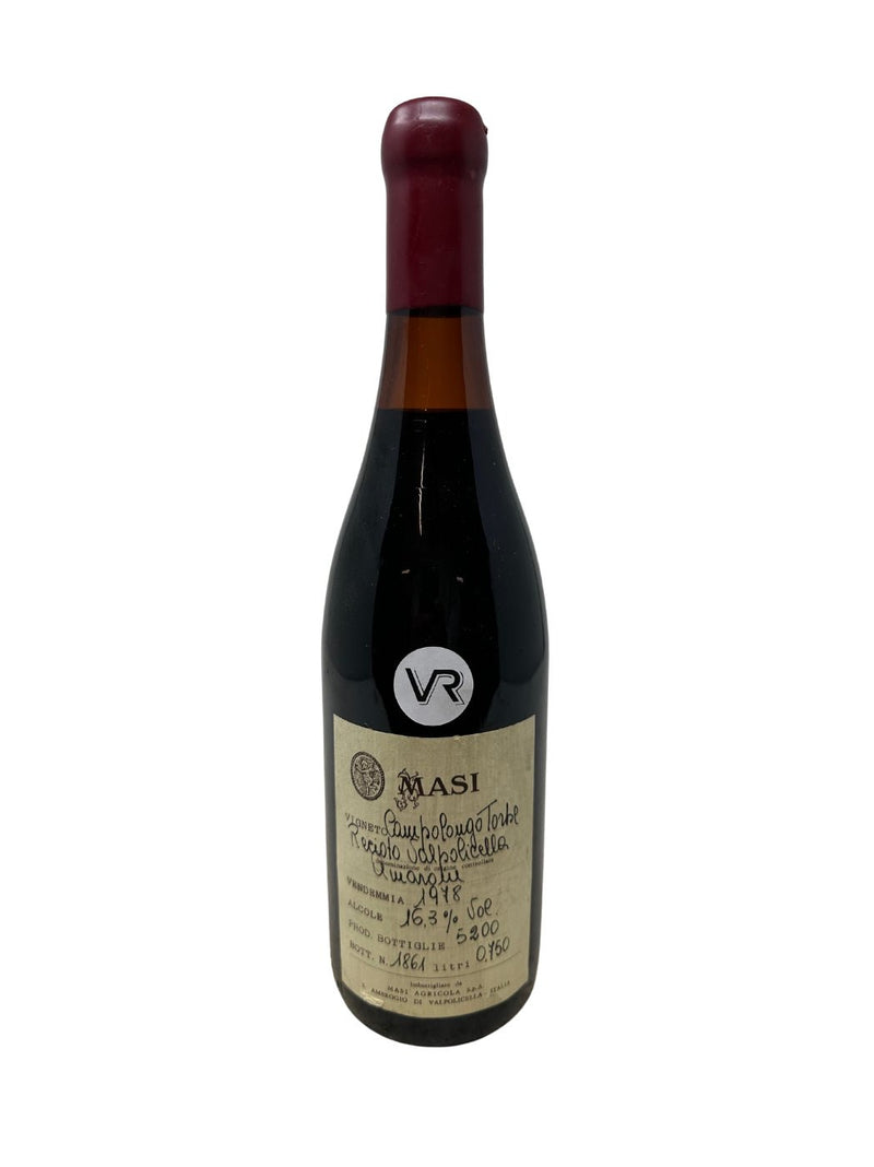 Amarone Recioto "Campolongo Torbe" - 1978 - Masi - Vins les plus rares