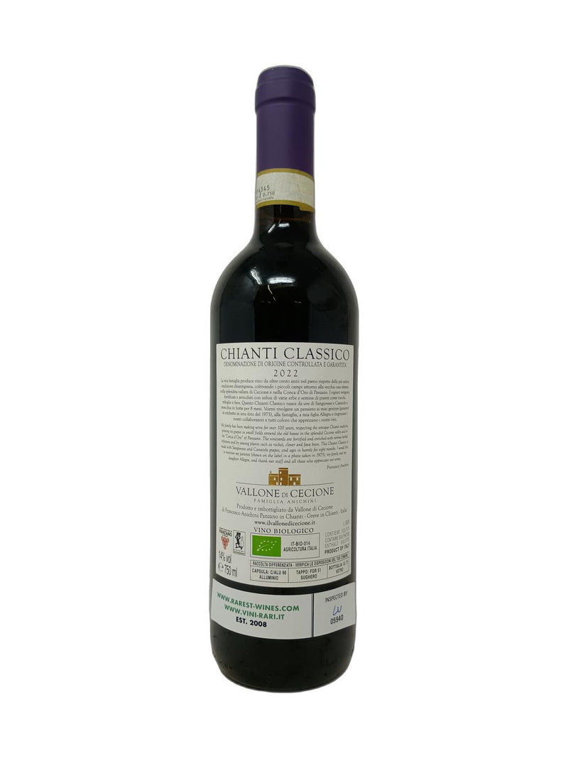 Chianti Classico - 2022 - Vallone di Cecione