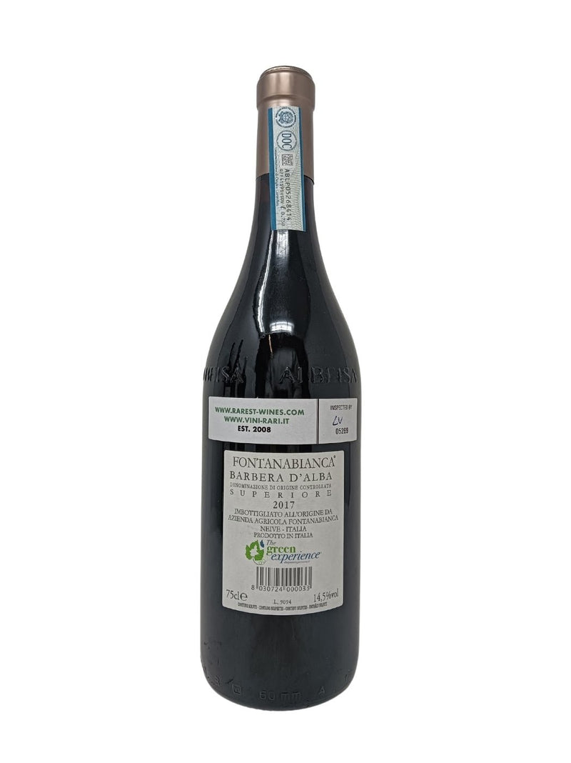 Barbera d'Alba Superiore - 2017 - Fontanabianca - Rarest Wines