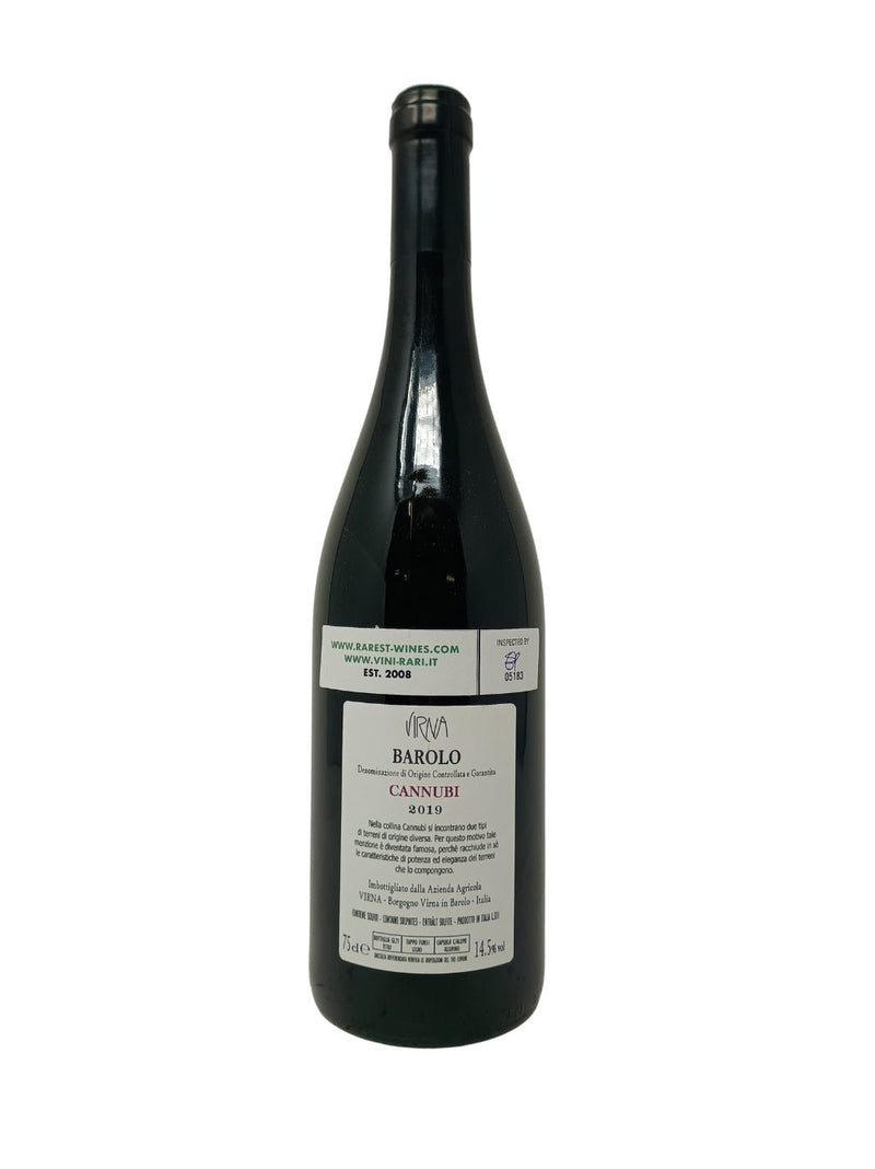 Barolo "Cannubi" - 2019 - Virna Borgogno - Vins les plus rares