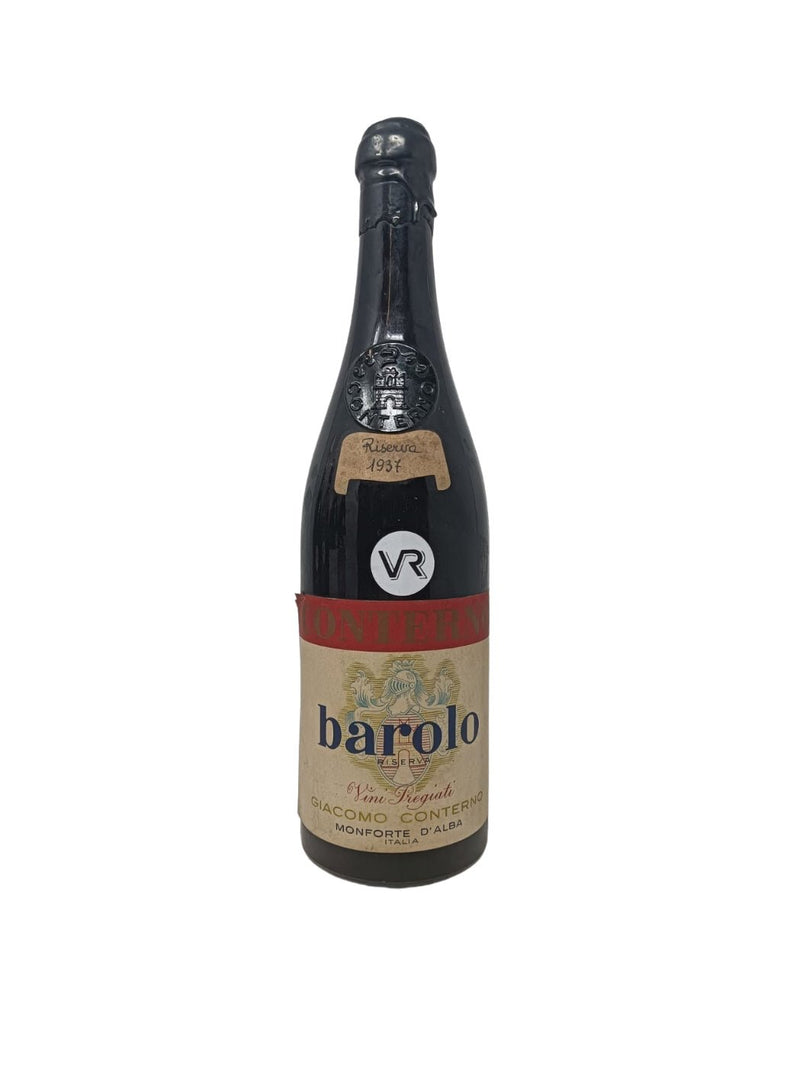 Barolo Riserva - 1937 - Giacomo Conterno - Vins les plus rares