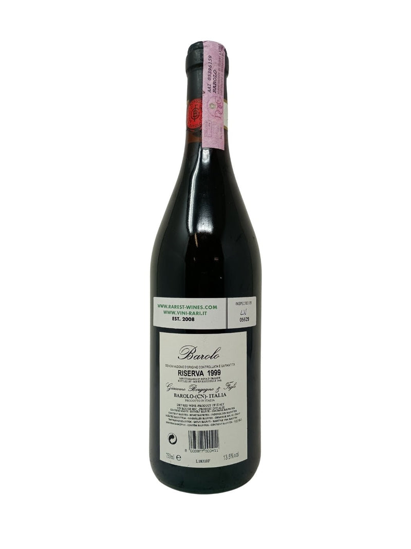 Barolo Riserva IOC - 1999 - Borgogno - Vins les plus rares