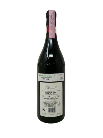 Barolo Riserva IOC - 2004 - Borgogno - Vins les plus rares