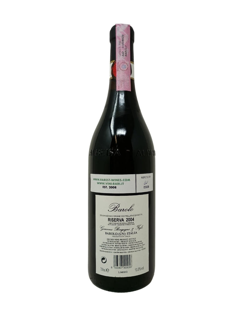 Barolo Riserva IOC - 2004 - Borgogno - Vins les plus rares