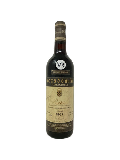 Barolo Riserva Speciale - 1967 - Accademia Torregiorgi - Vins les plus rares