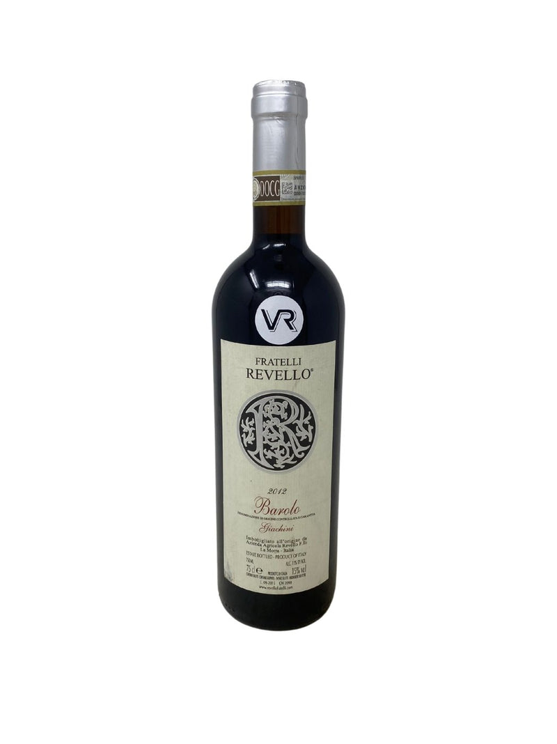 Barolo "Vigna Giachini" - 2012 - Fratelli Revello - Vins les plus rares