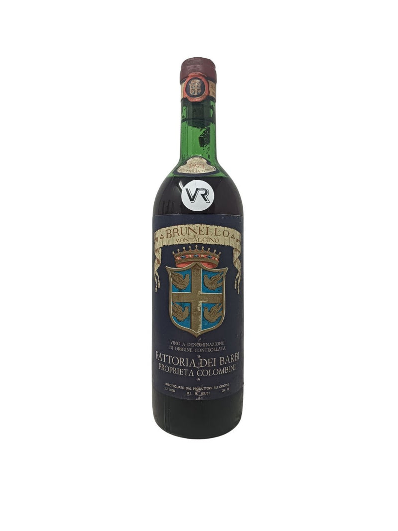 Brunello di Montalcino - 1971 - Fattoria dei Barbi - Vins les plus rares