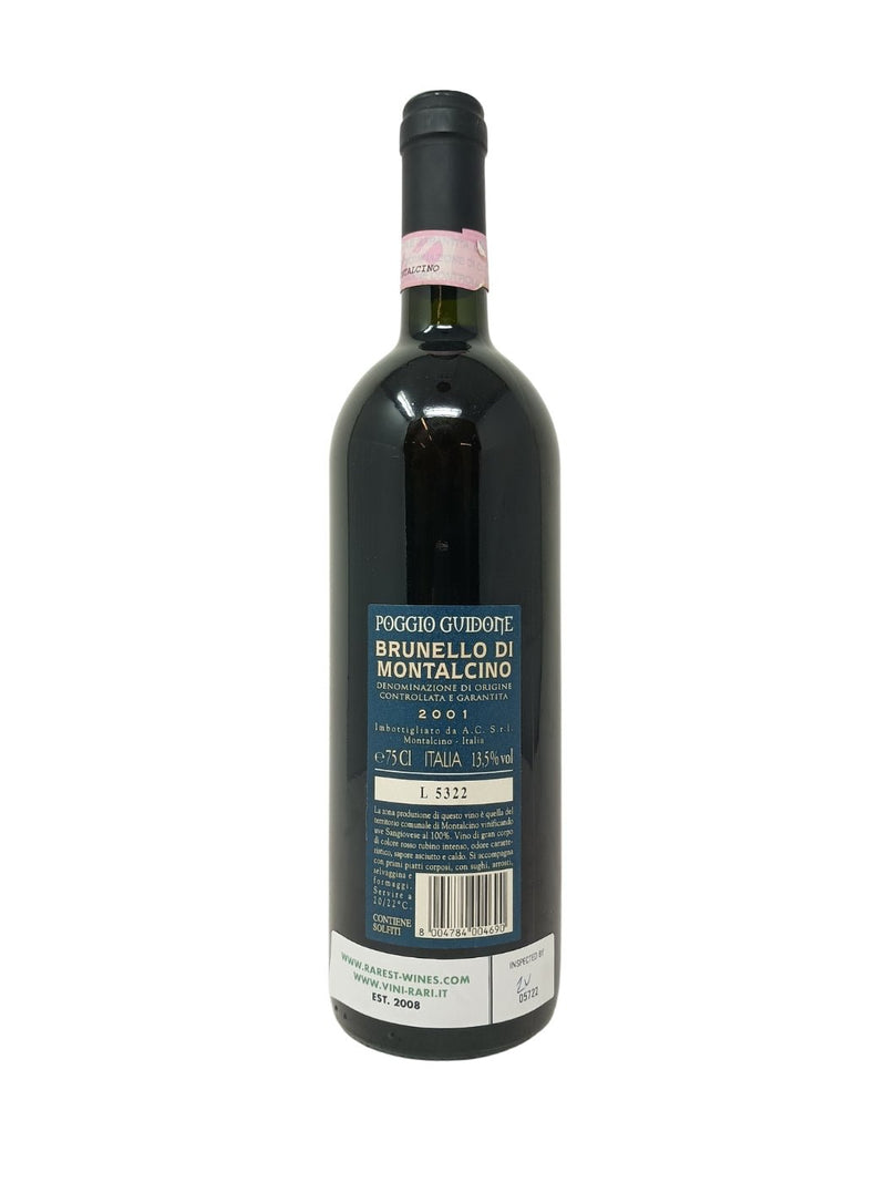 Brunello di Montalcino - 2001 - Poggio Guidone - Vins les plus rares