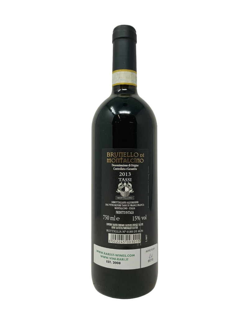 Brunello di Montalcino - 2013 - Tassi - Vins les plus rares