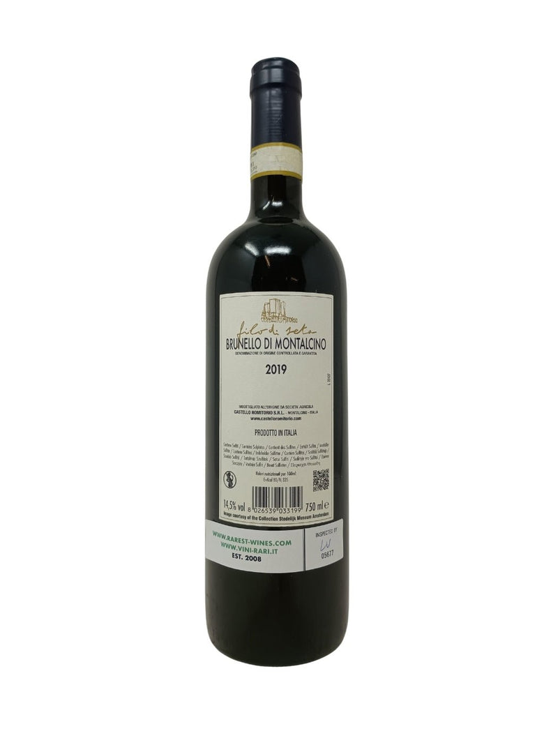 Brunello di Montalcino "Filo di Seta" - 2019 - Castello Romitorio - Vins les plus rares