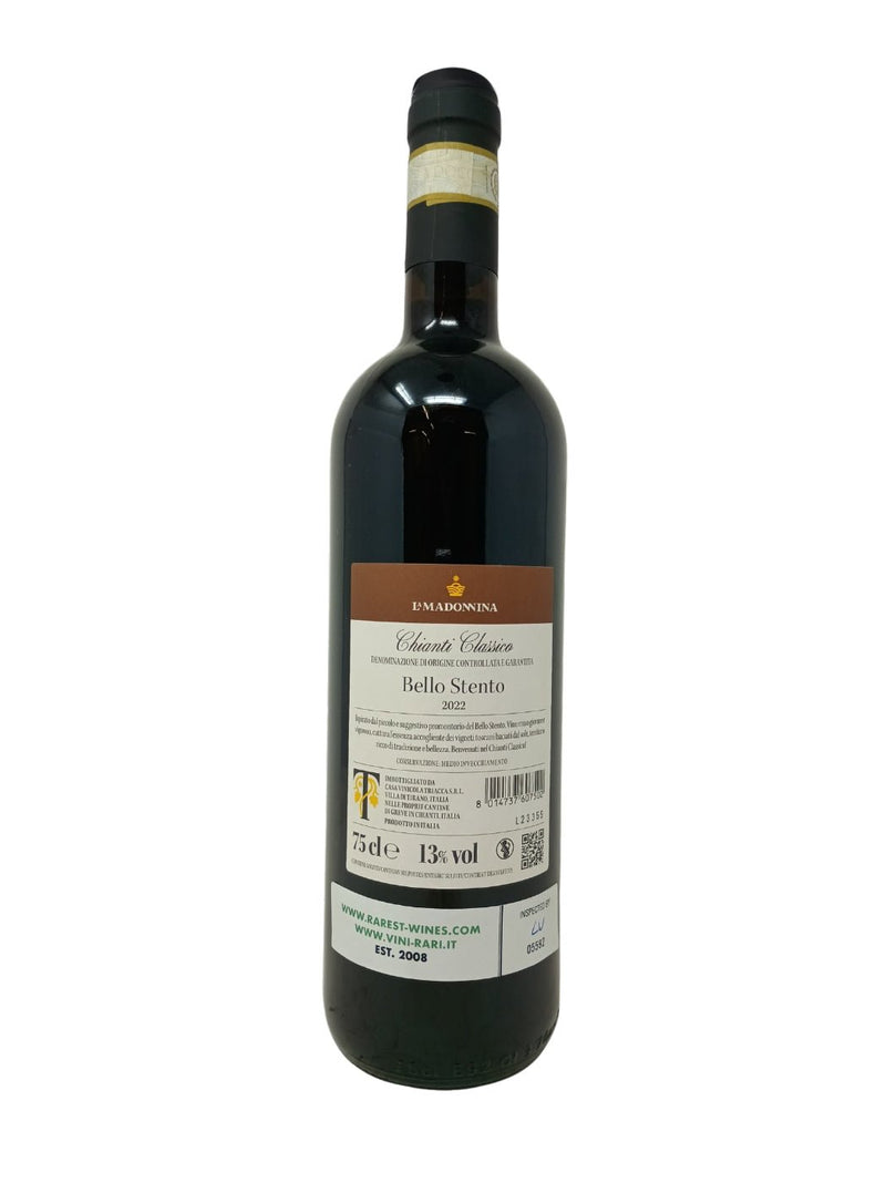 Chianti Classico "Bello Stento" - 2022 - Casa Vinicola Triacca - Vins les plus rares