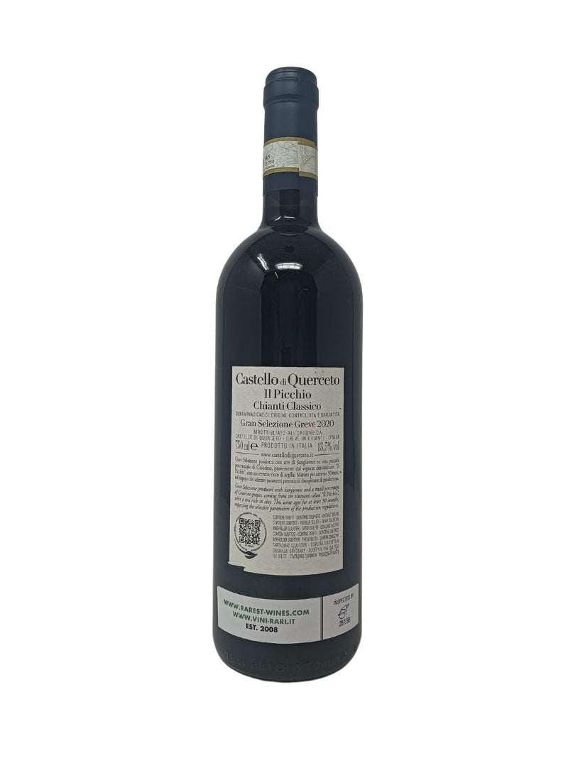 Chianti Classico Gran Selezione "Il Picchio" - 2020 - Castello di Querceto - Vins les plus rares