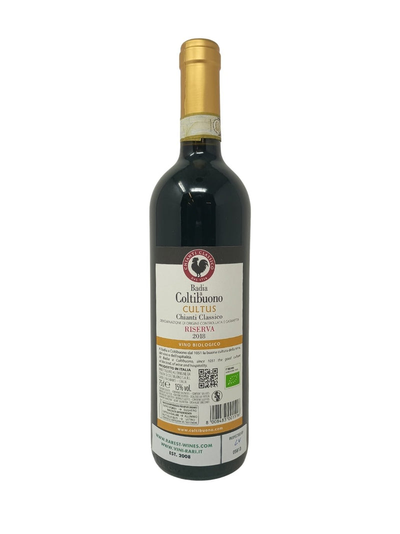 Chianti Classico Riserva "Cultus" - 2018 - Badia a Coltibuono - Vins les plus rares