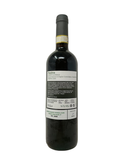 Chianti Classico Riserva "Paolina" - 2020 - Savignola - Vins les plus rares
