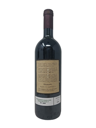 Predicate Biturica 'Mormoreto' - 1983 - Castello di Nipozzano - Vins les plus rares