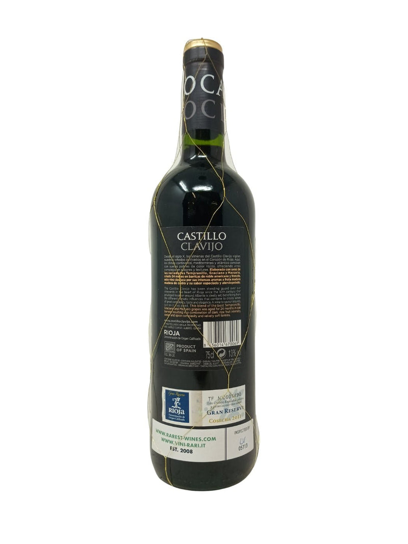 Rioja Gran Reserva - 2011 - Castillo Clavijo - Vins les plus rares