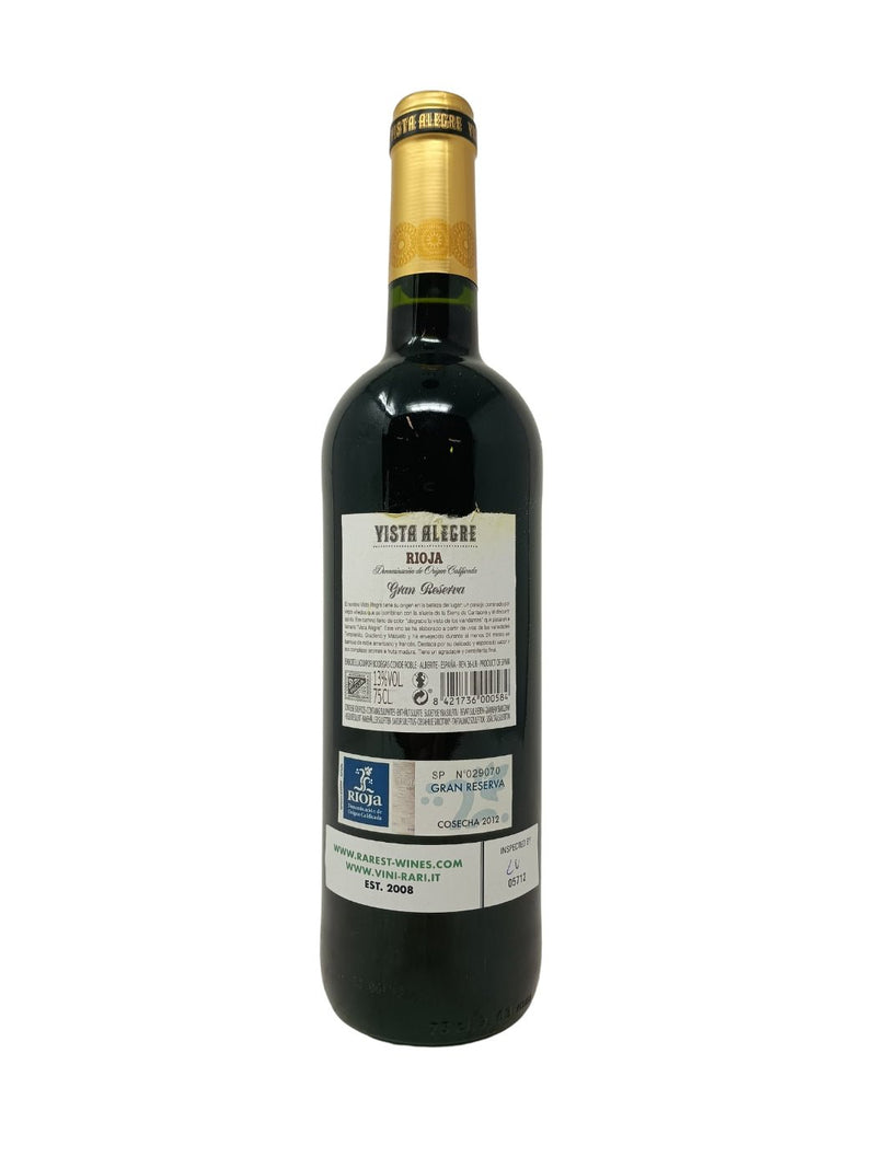 Rioja Gran Reserva - 2012 - Vista Alegre - Vins les plus rares