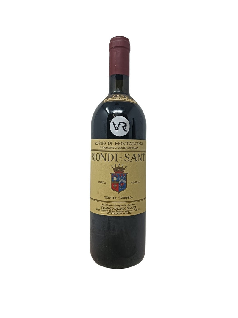 Rosso di Montalcino - 1992 - Biondi Santi - Vins les plus rares