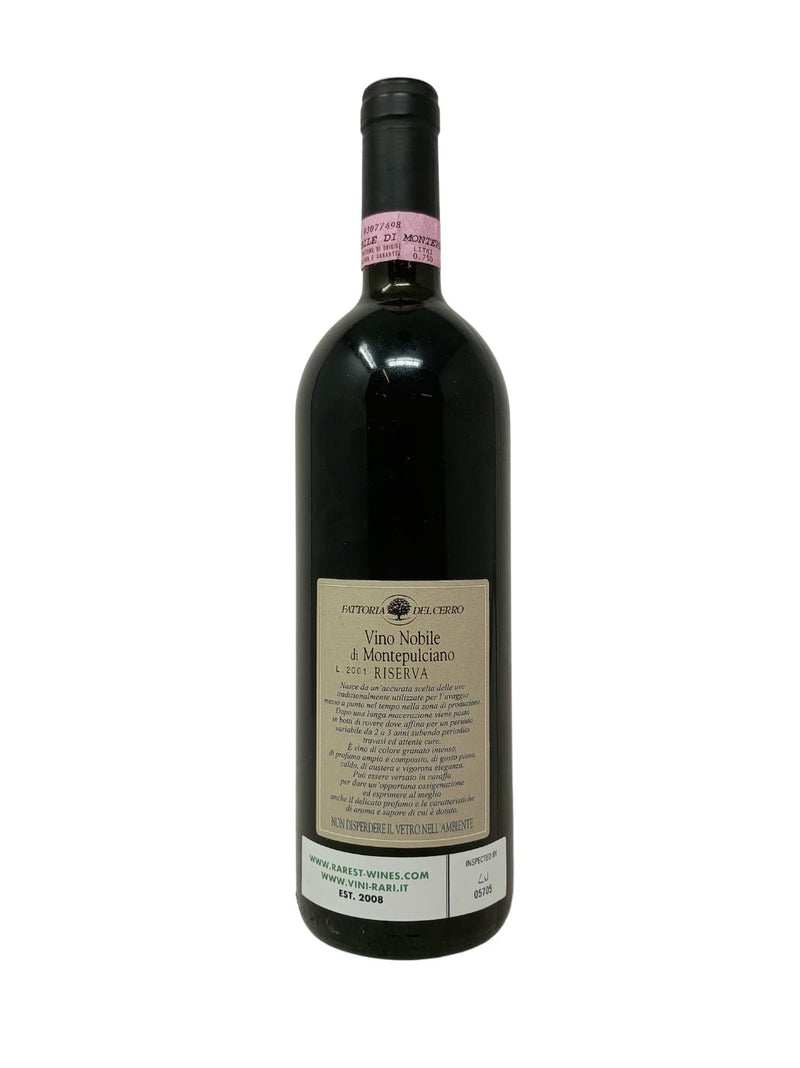 Vino Nobile di Montepulciano Riserva - 1998 - Fattoria del Cerro - Vins les plus rares