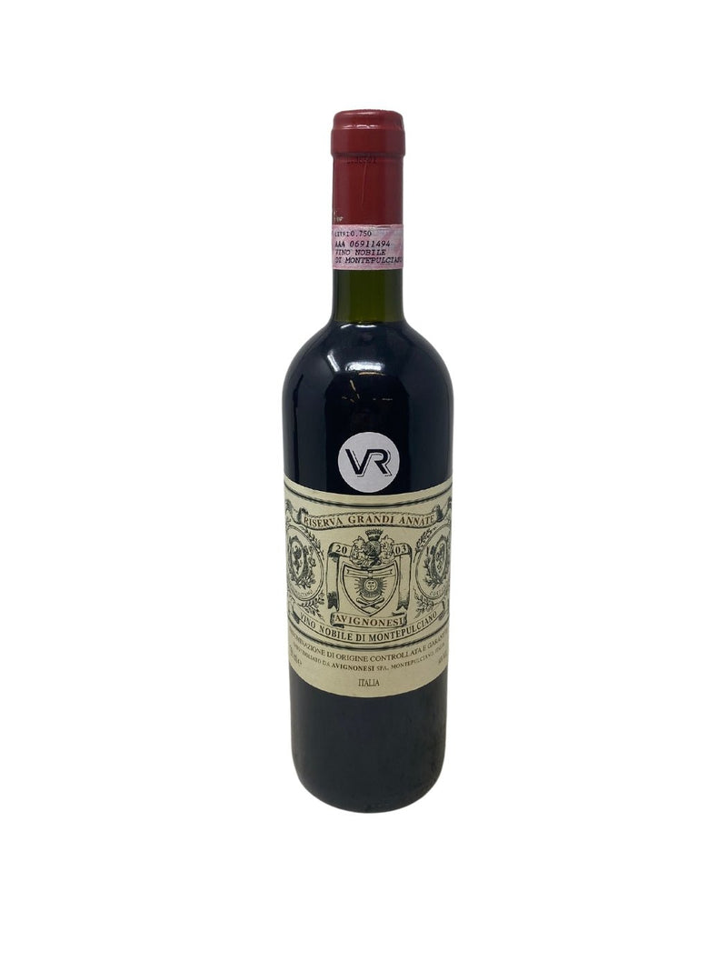 Vino Nobile di Montepulciano Riserva Grandi Annate - 2003 - Avignonesi - Vins les plus rares