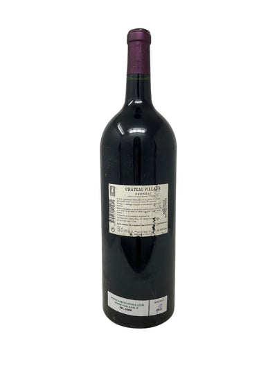 1,5L Château Villars - 2011 - Fronsac - Vins les plus rares