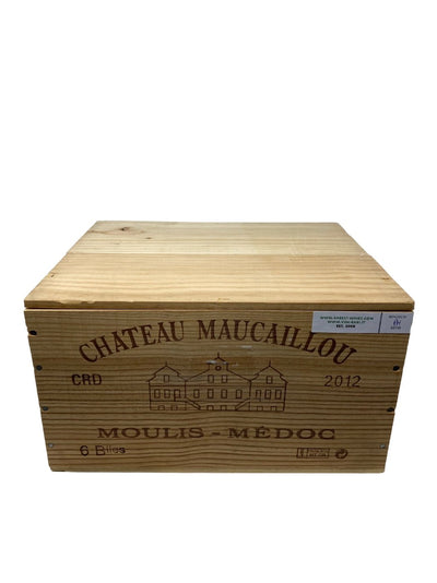 6x Château Maucaillou - 2012 - Moulis Medoc - Vins les plus rares