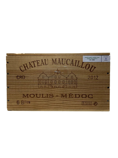 6x Château Maucaillou - 2012 - Moulis Medoc - Vins les plus rares