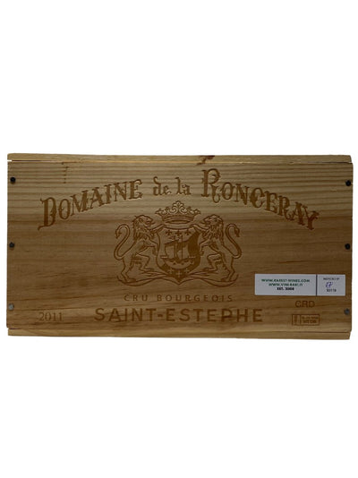 6x Domaine de la Ronceray - 2011 - Saint Estephe - Vins les plus rares