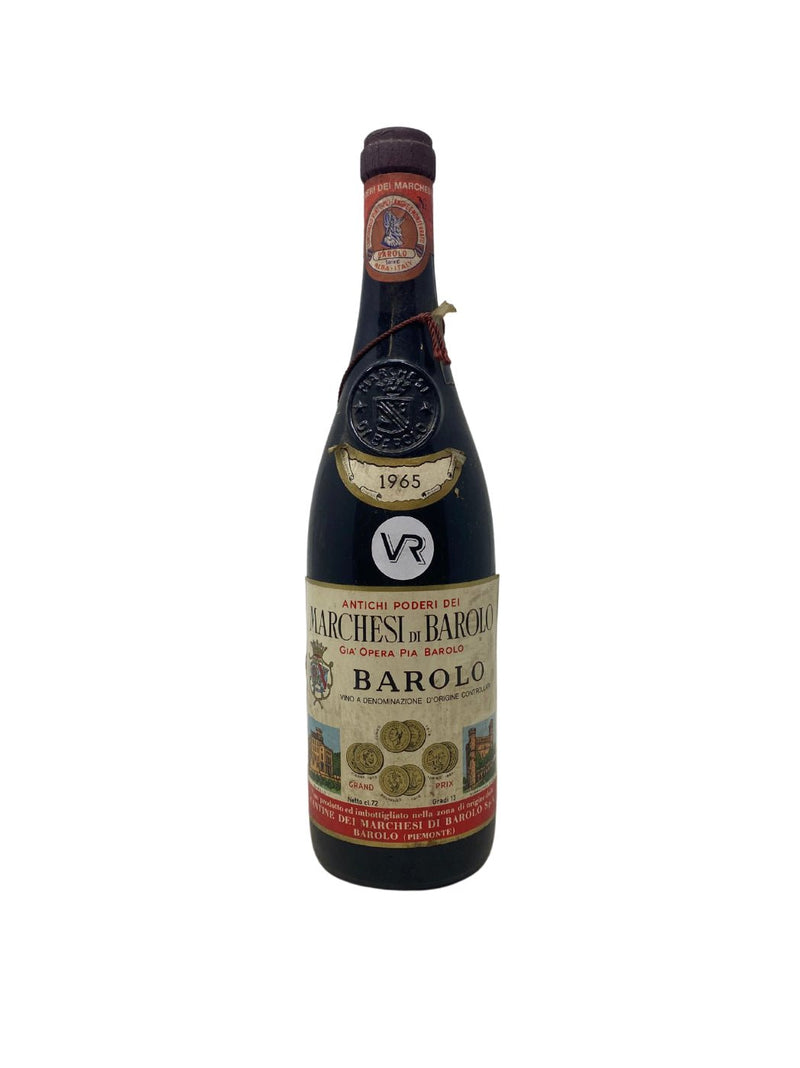 Barolo - 1965 - Marchesi di Barolo - Vins les plus rares