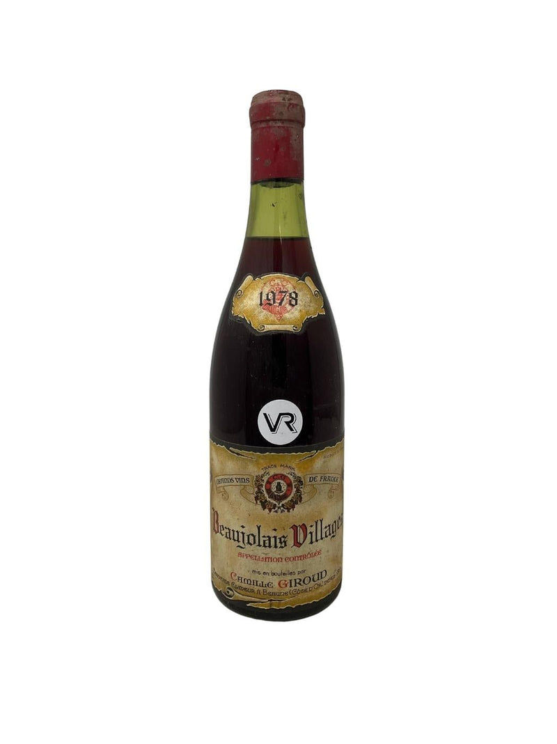 Beaujolais Villages - 1978 - Camille Giroud - Vins les plus rares