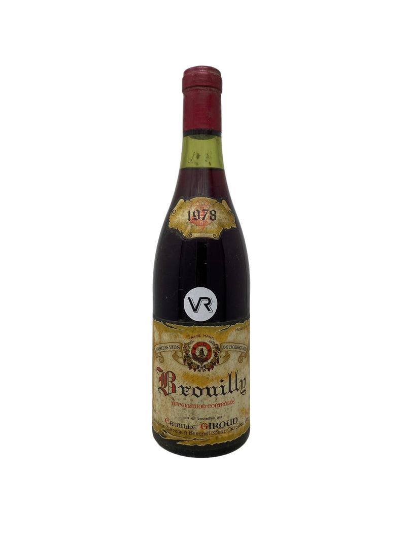 Brouilly - 1978 - Camille Giroud - Vins les plus rares