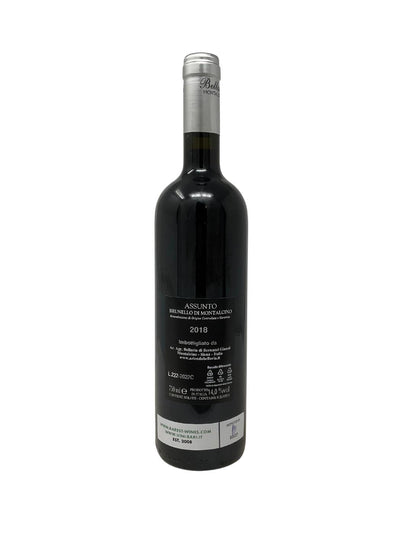 Brunello di Montalcino "Assunto" - 2018 - Azienda Agricola Bellaria - Vins les plus rares