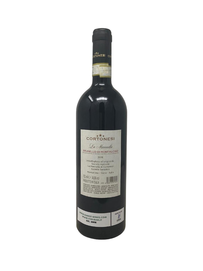 Brunello di Montalcino "La Mannella" - 2018 - Cortonesi - Vins les plus rares