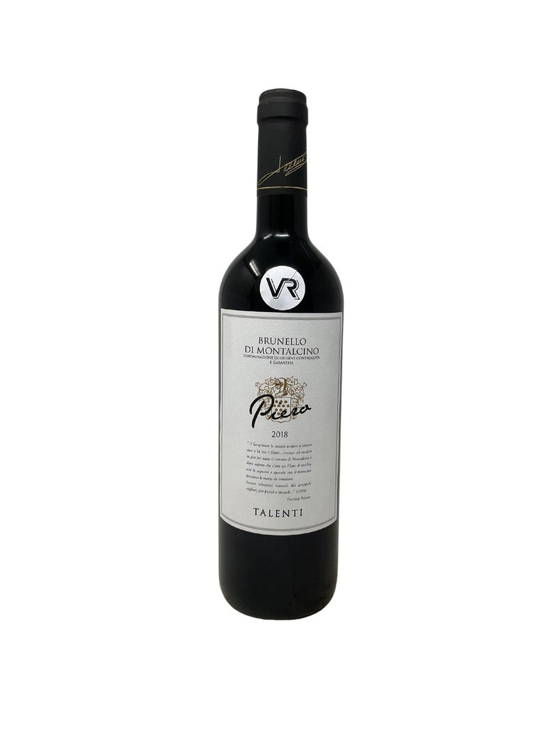 Brunello di Montalcino "Piero" - 2018 - Talenti - Les vins les plus rares