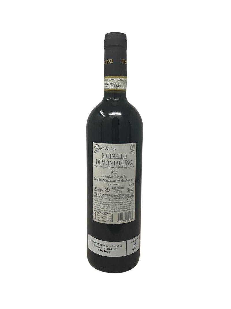 Brunello di Montalcino "Poggio Cerrino" - 2018 - Tiezzi - Vins les plus rares