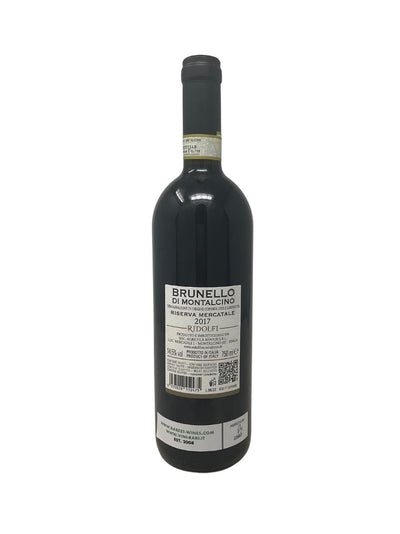 Brunello di Montalcino Riserva "Mercatale" - 2017 - Ridolfi - Vins les plus rares