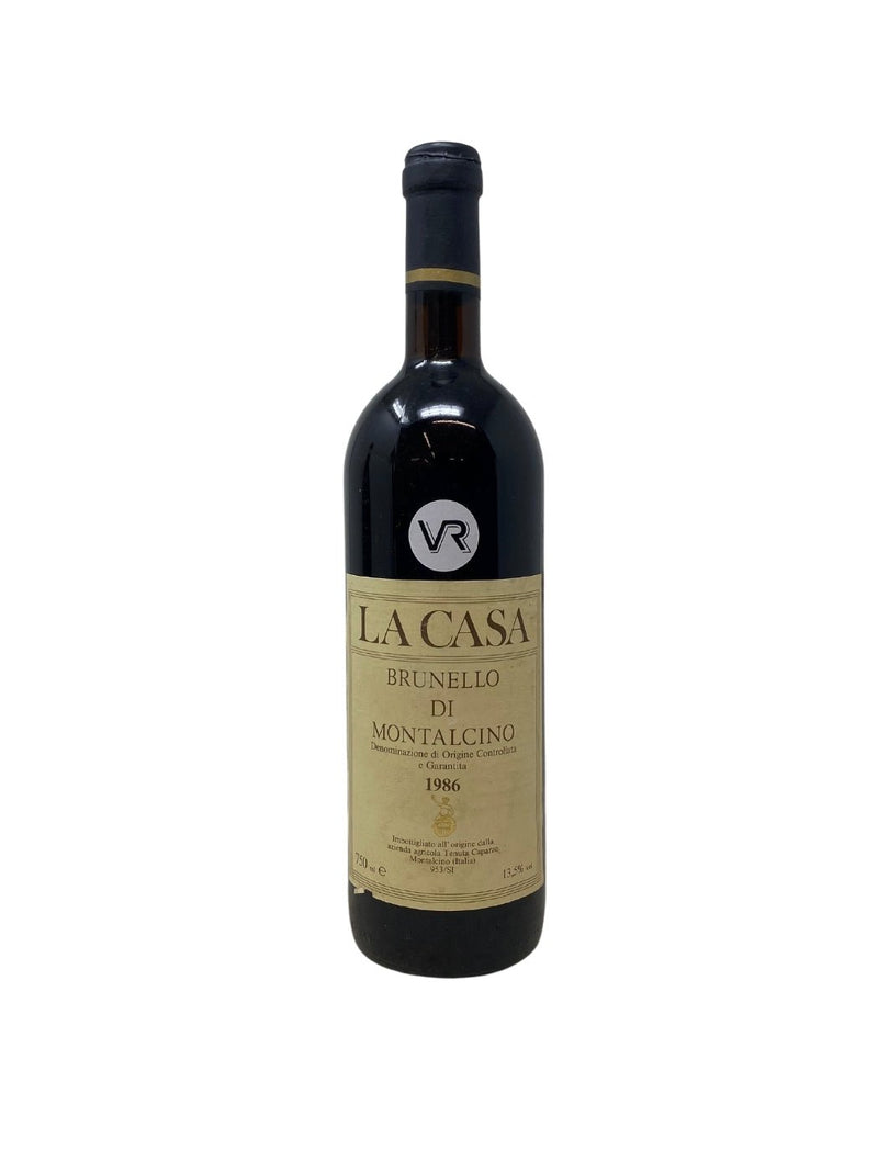 Brunello di Montalcino "Vigna La Casa" - 1986 - Tenuta Caparzo - Vins les plus rares