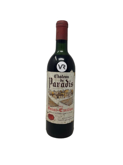 Château du Paradis - 1964 - St Emilion - Vins les plus rares