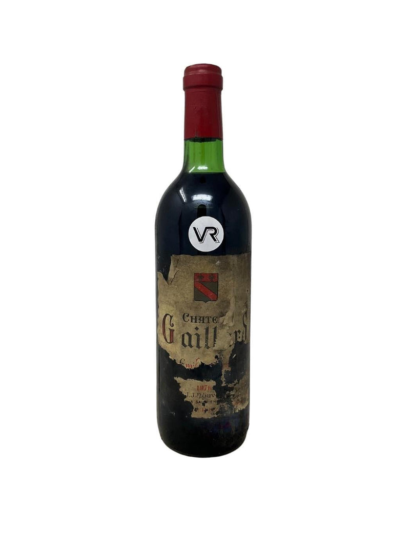 Château Gaillard - 1976 - St Emilion - Vins les plus rares