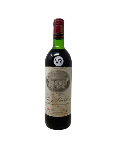 Château Puy Bardens - 1976 - Côtes de Bordeaux - Vins les plus rares