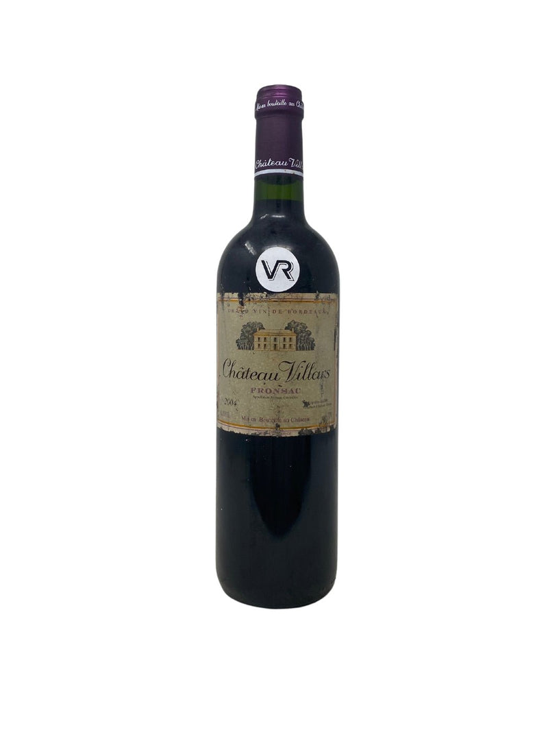 Château Villars - 2004 - Fronsac - Vins les plus rares