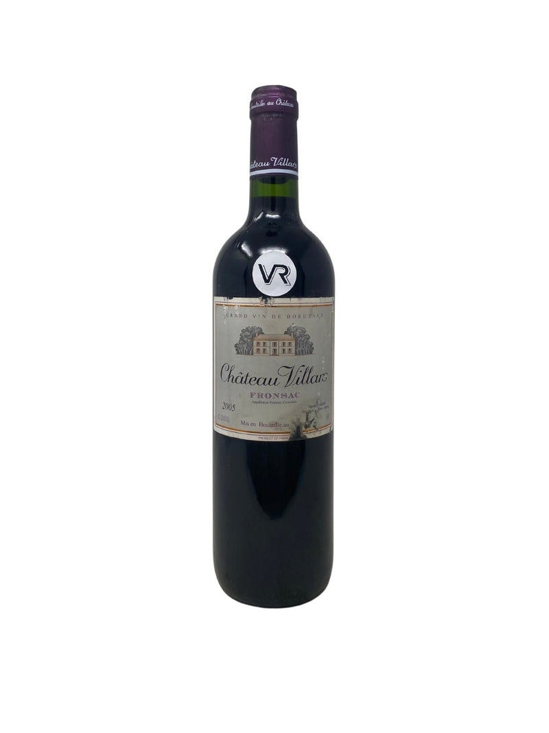 Château Villars - 2005 - Fronsac - Vins les plus rares