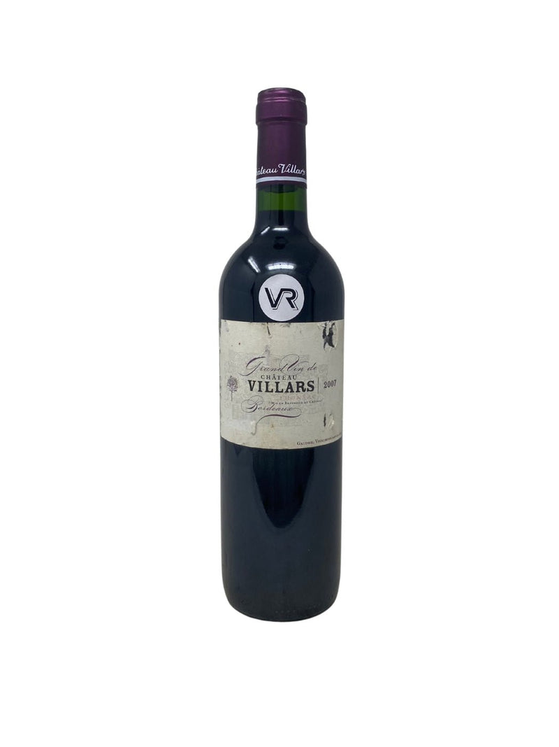 Château Villars - 2007 - Fronsac - Vins les plus rares