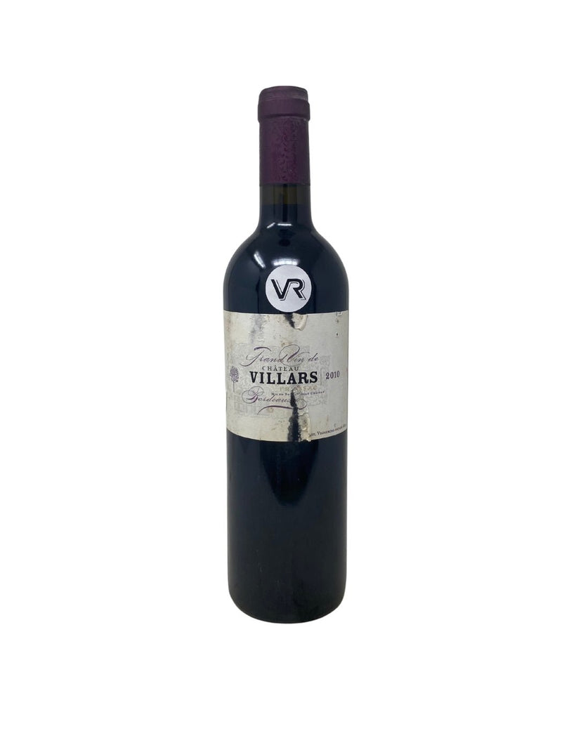 Château Villars - 2010 - Fronsac - Vins les plus rares