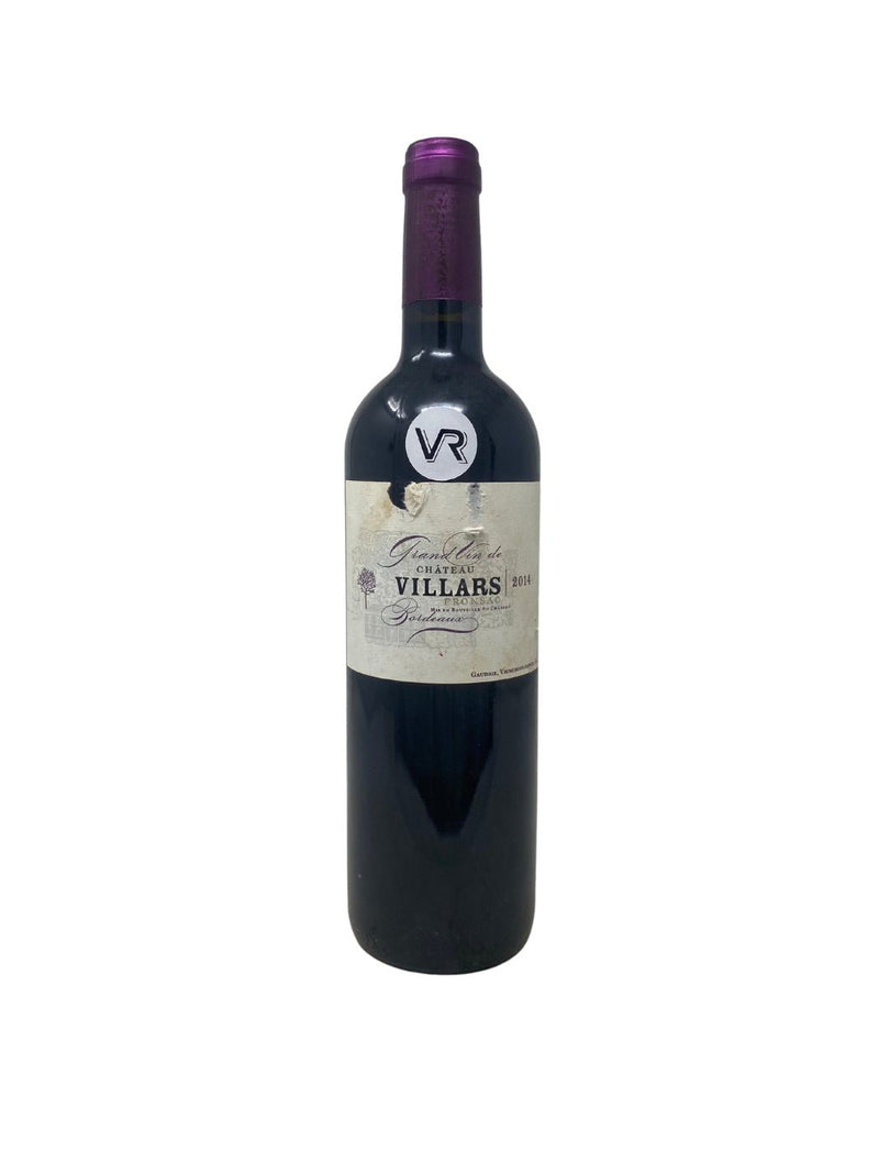 Château Villars - 2014 - Fronsac - Vins les plus rares