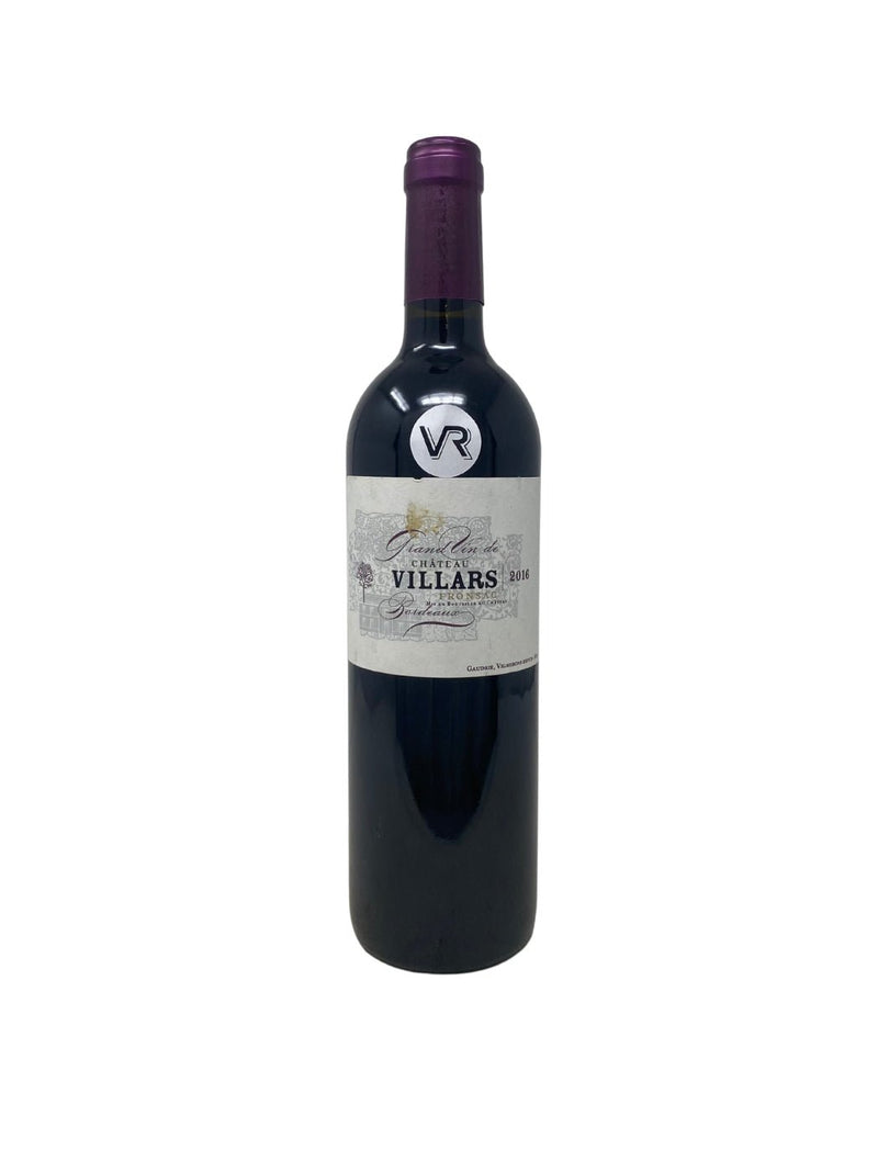 Château Villars - 2016 - Fronsac - Vins les plus rares