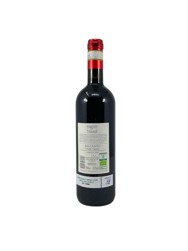 Chianti Classico "Belcanto" - 2018 - Nittardi - Vins les plus rares