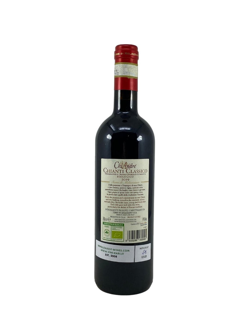 Chianti Classico "ChiAndrè" - 2019 - Terre di Melazzano - Vins les plus rares